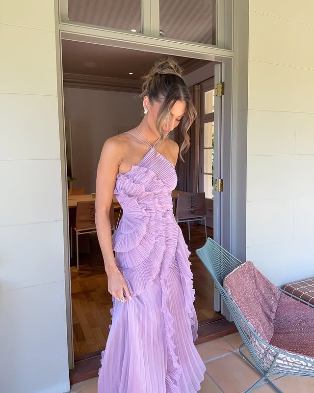 Emma Ruffle Maxi Dress