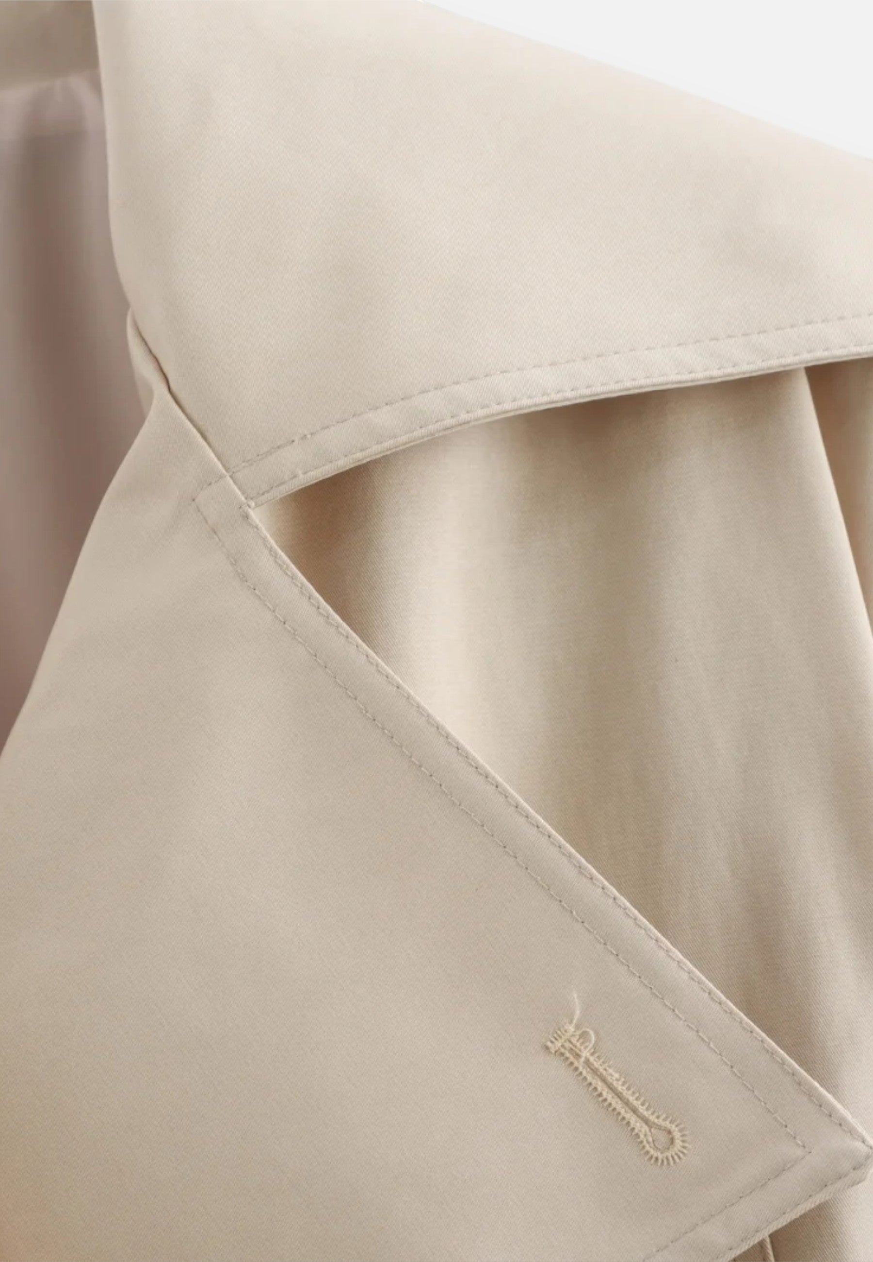 Norelle Co | Women’s Cropped Trench – Double-Breasted Belted
