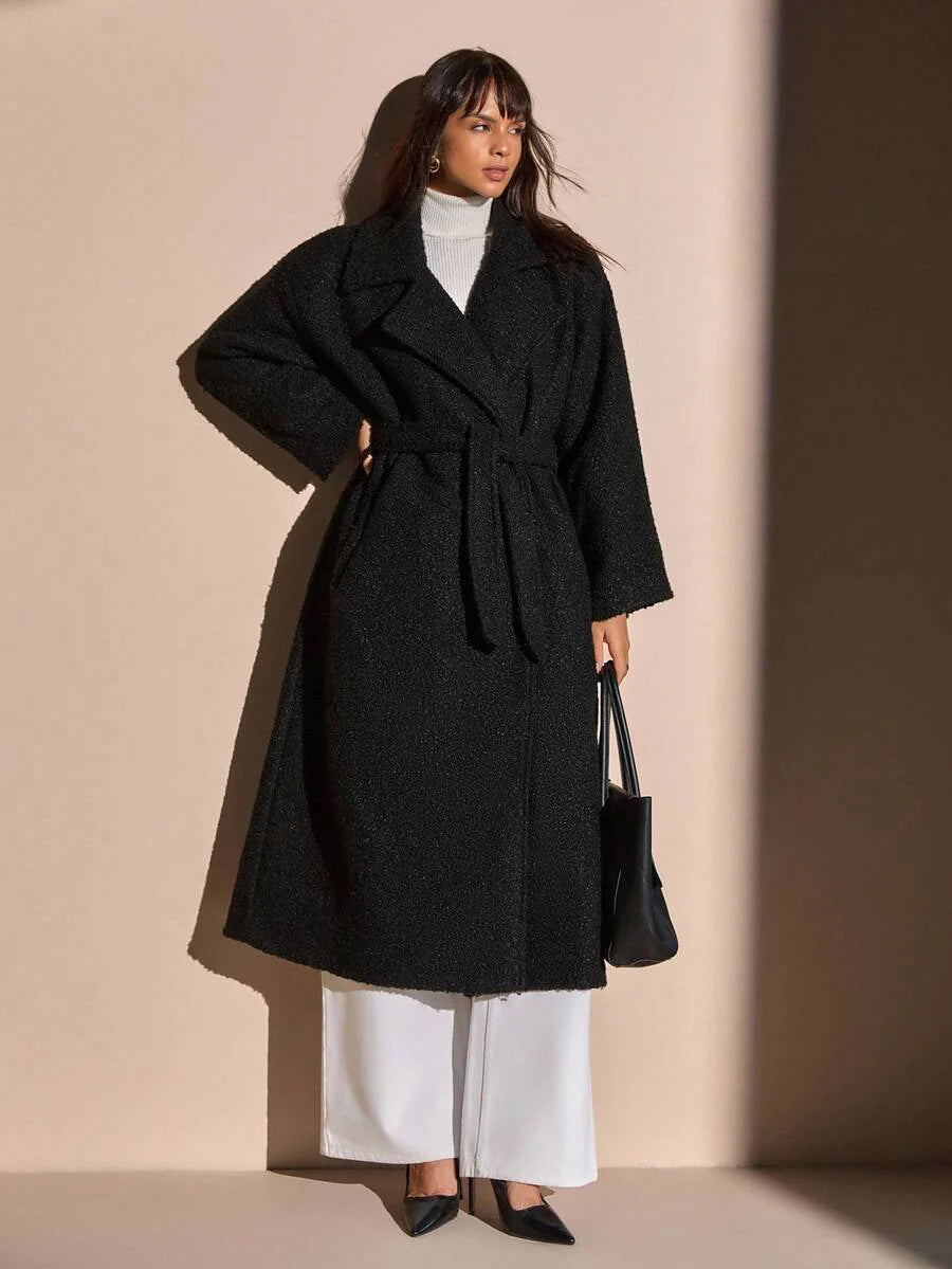 Norelle Co Cozy Teddy Coat Black