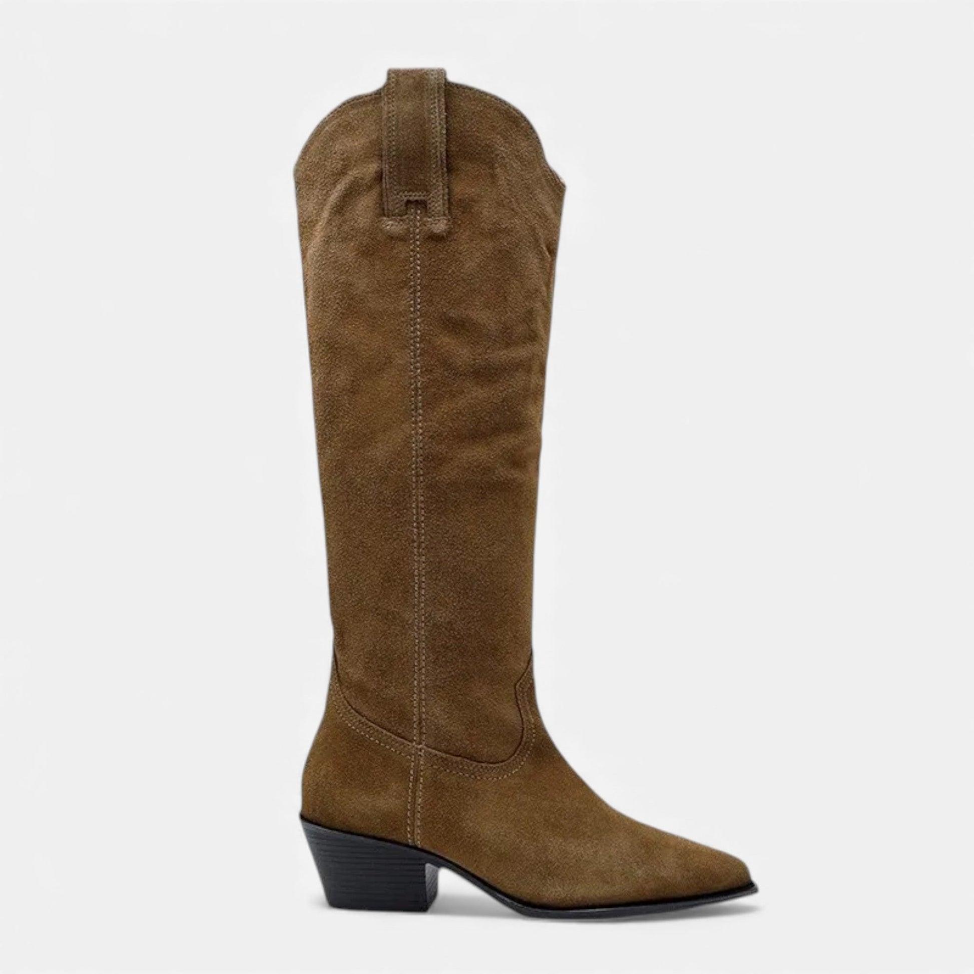 Norelle Co | Women’s High Knee Cow Suede Autumn Winter Boots