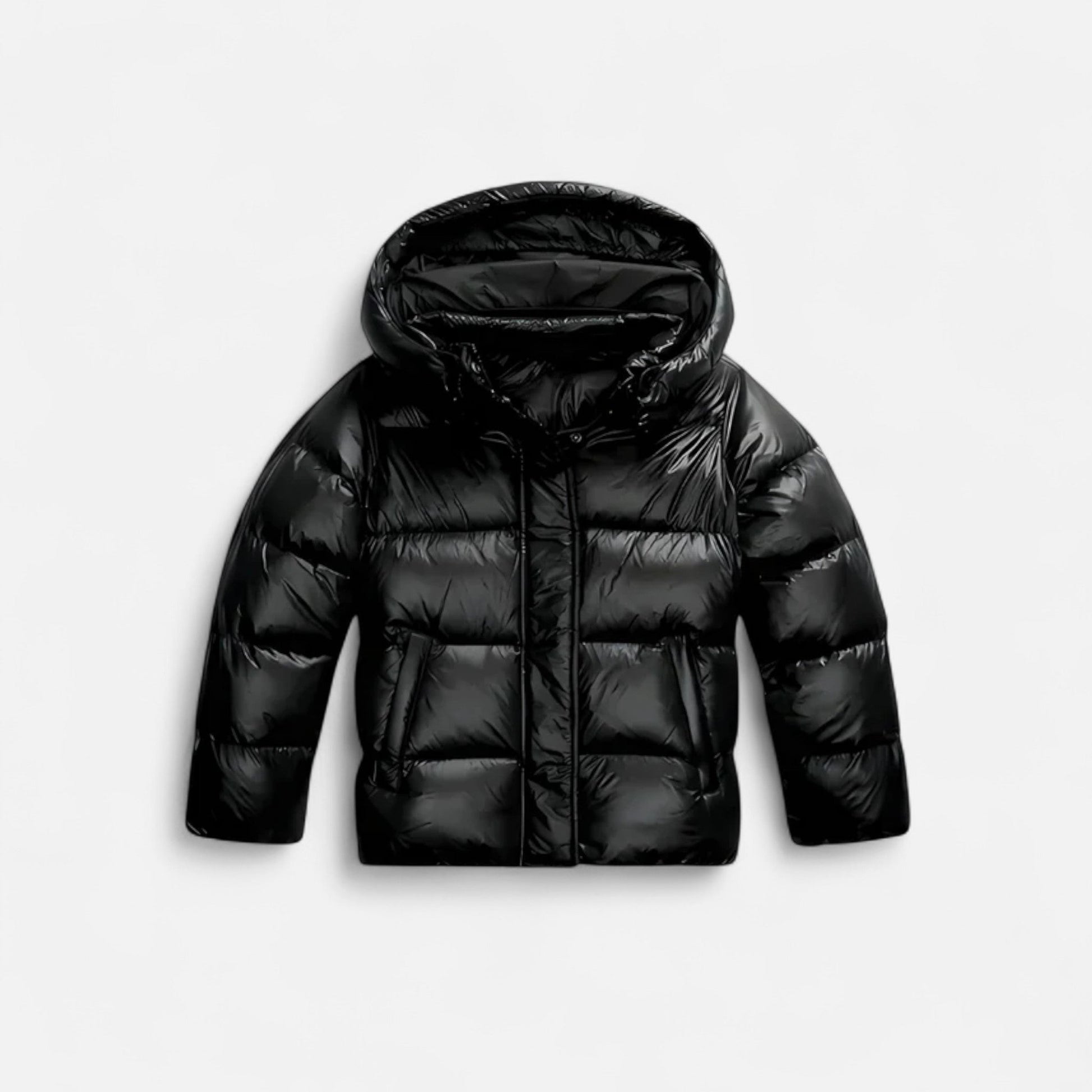 Norelle Co Black Slim Puffer Jacket Elegance