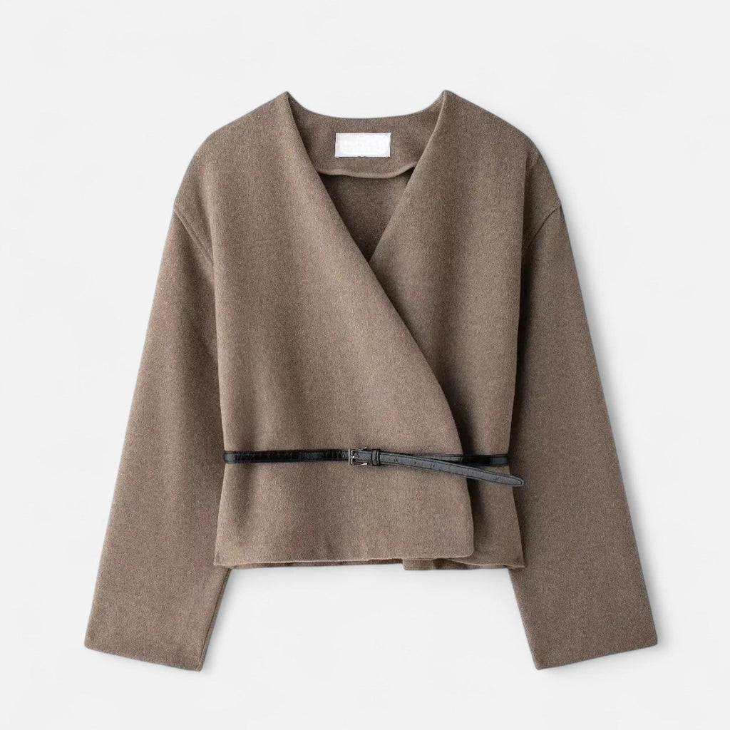 Women's Elegant Wrap Sweater - Sofia Maris