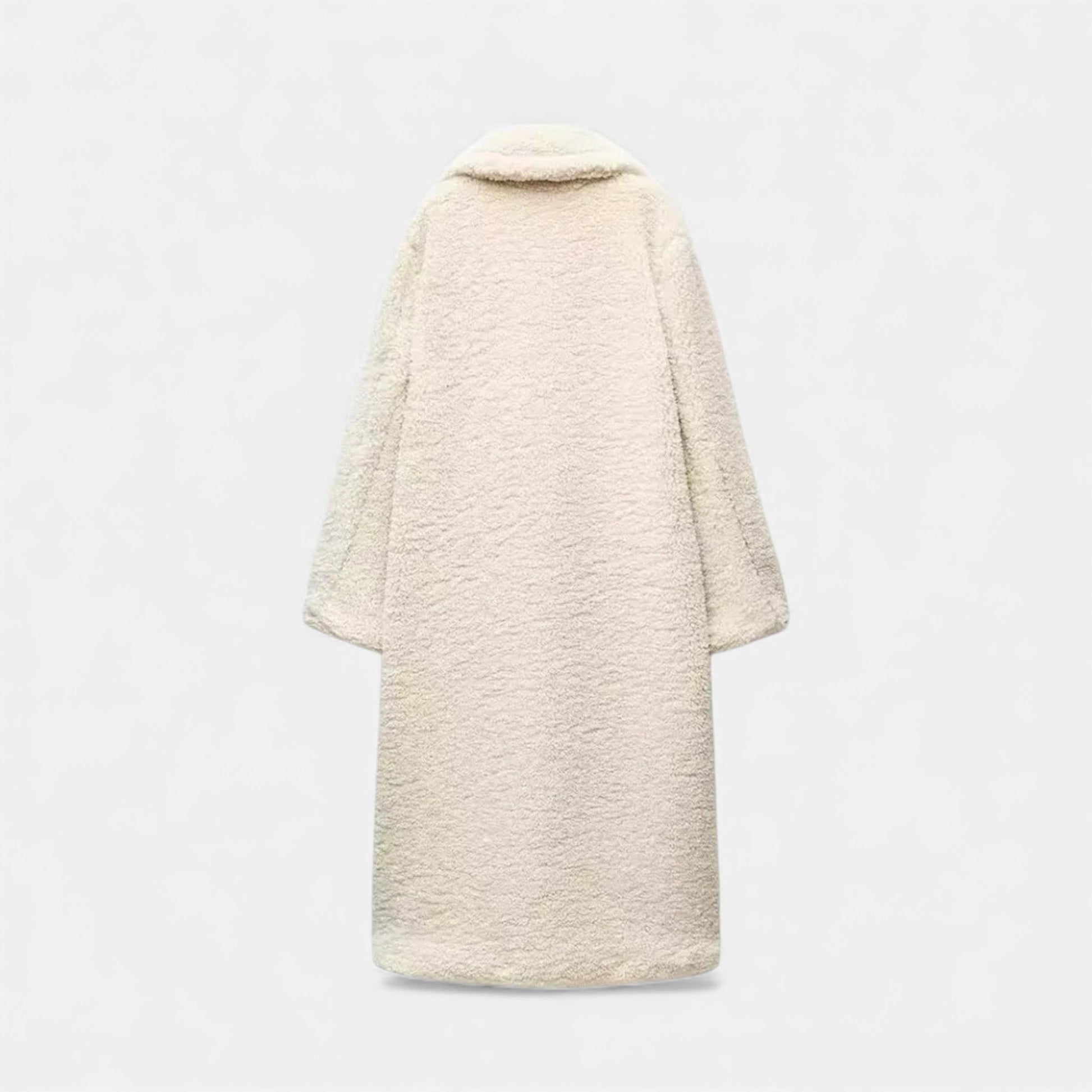 Norelle Co | Women’s Long Double-Breasted Teddy Coat