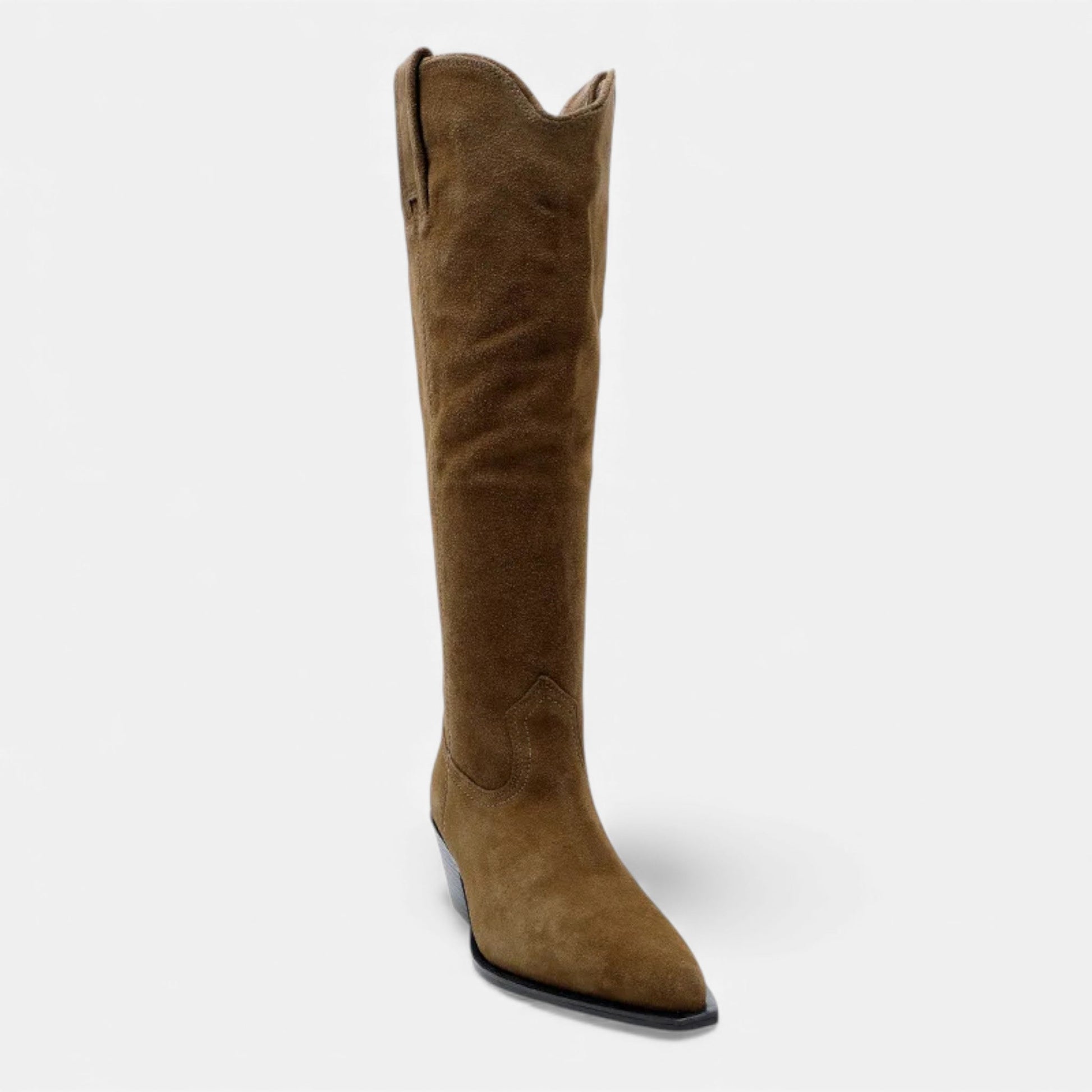 Norelle Co | Women’s High Knee Cow Suede Autumn Winter Boots