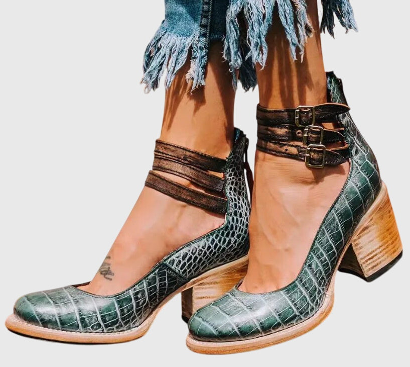 Nina| Elegant and Comfortable Retro Heels