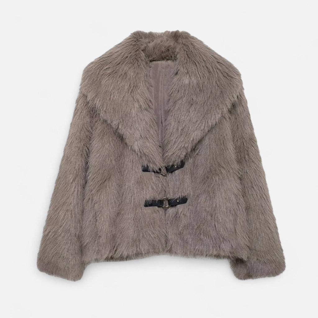 Norelle Co| Women’s Faux Fur Coat – Winter Street Elegance