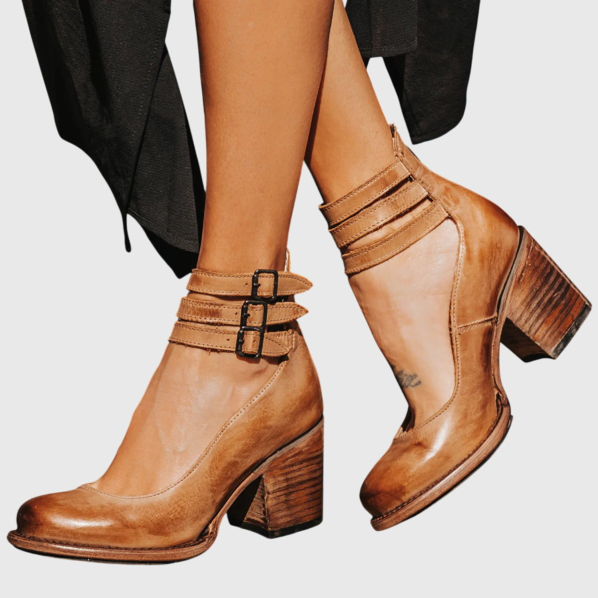 Nina| Elegant and Comfortable Retro Heels