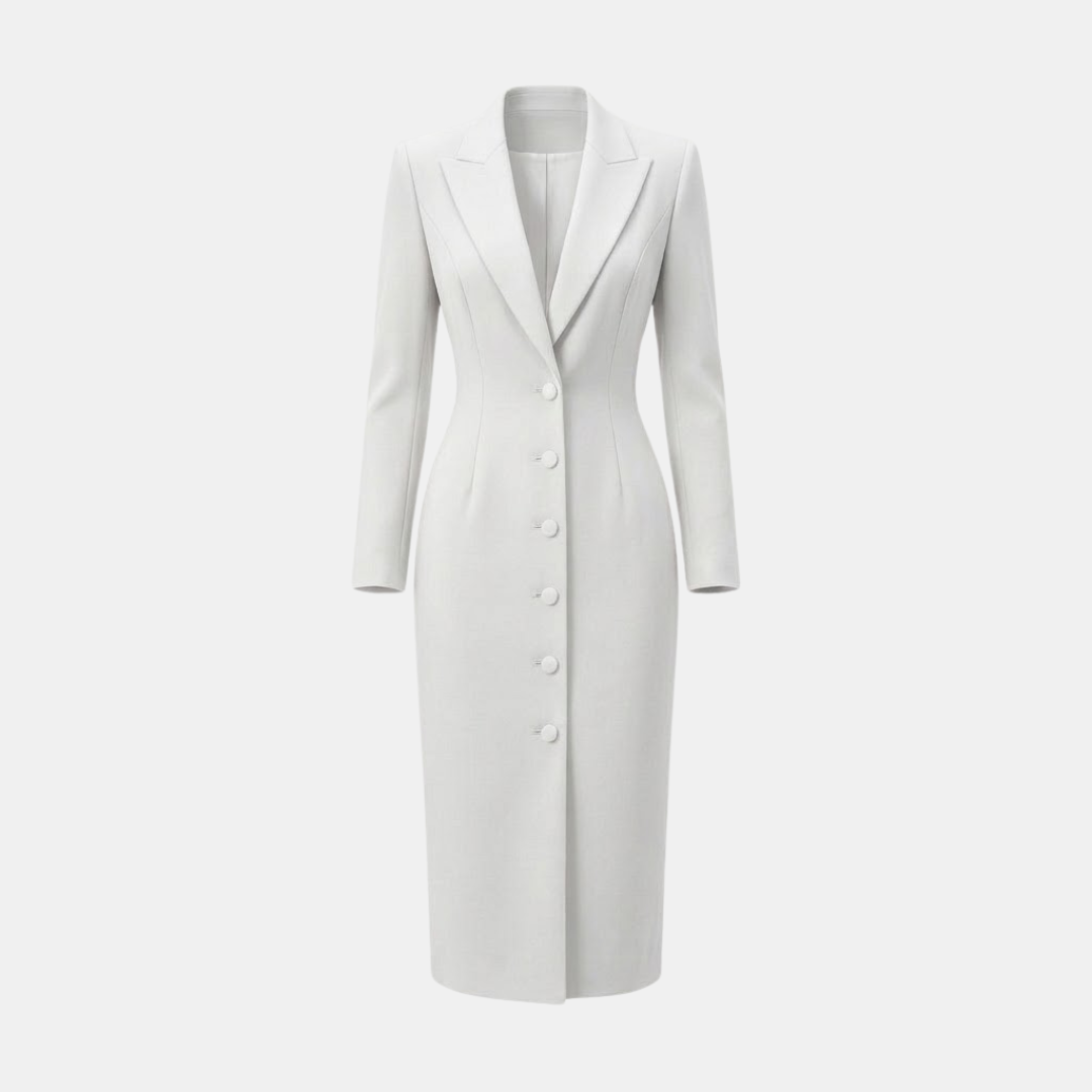Women's Elegant Blazer Bodycon Midi Dress