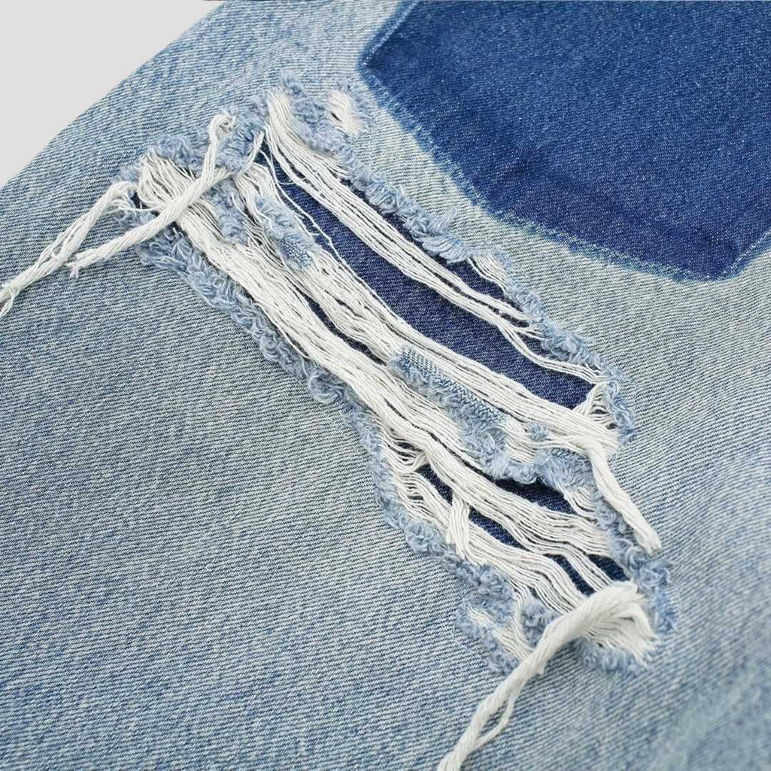 Straight Leg Jeans – Washed Denim – Minimal Everyday Style