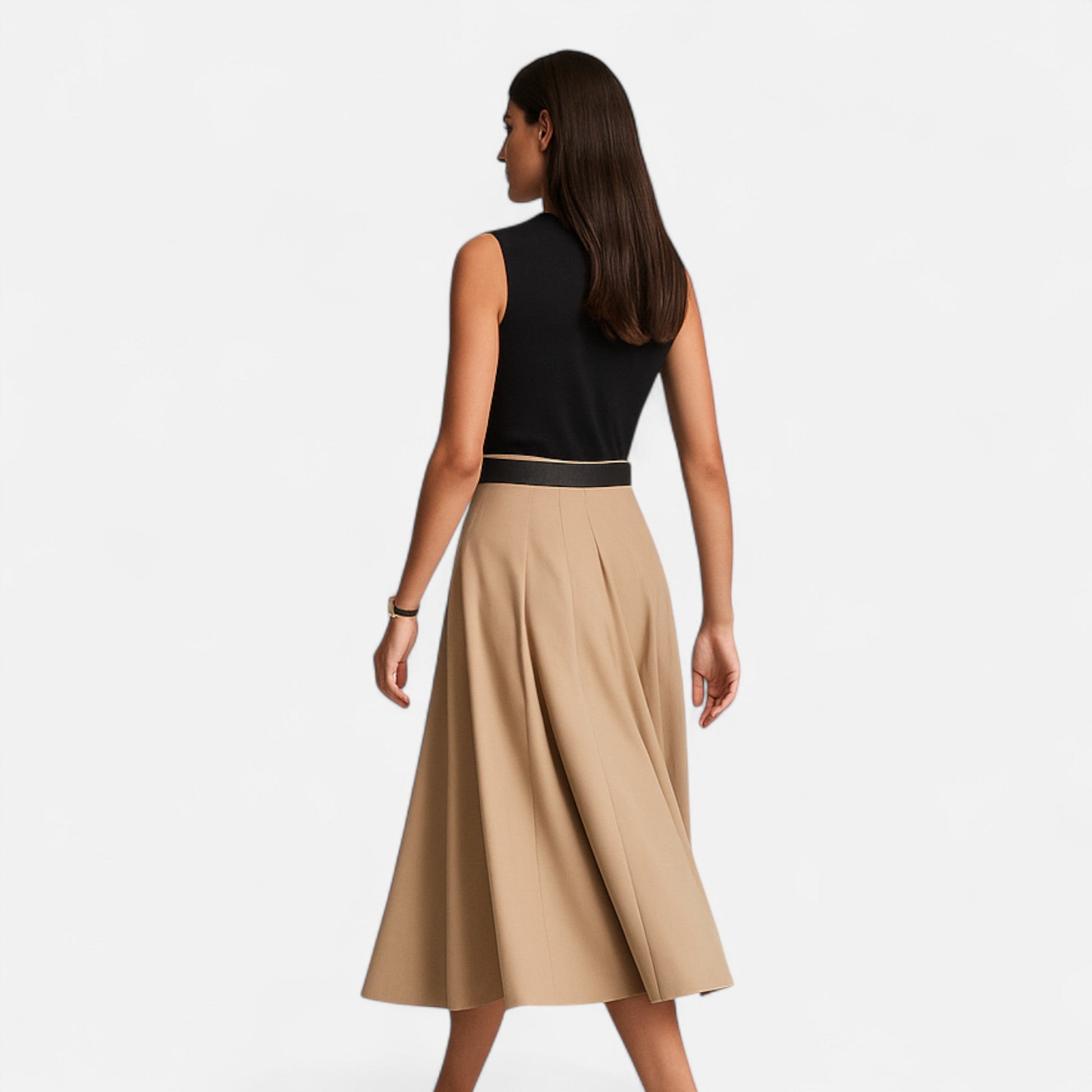 Norelle Co | Women’s Pleated Knitted Midi Dress
