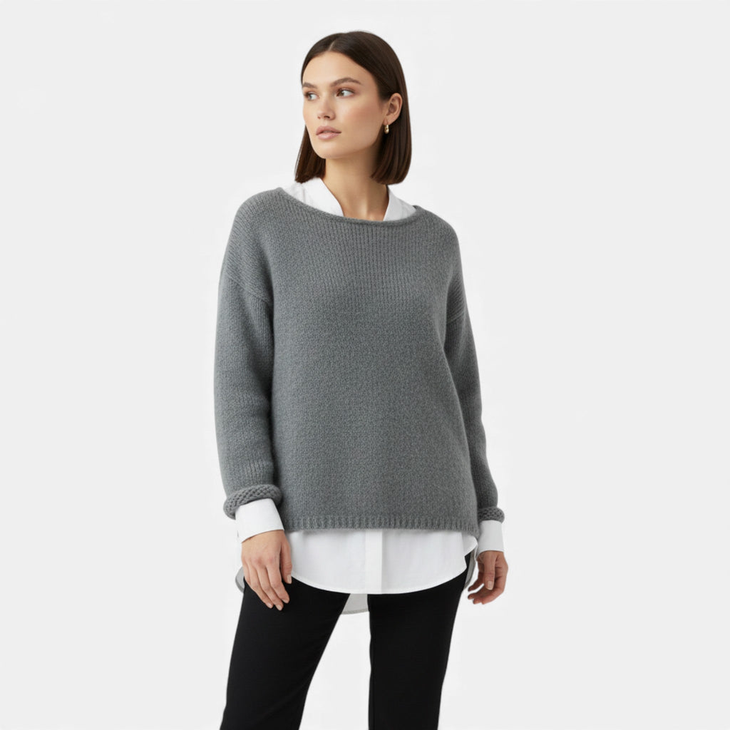 Norelle Co | Women’s Off-Shoulder Knit Winter Sweater