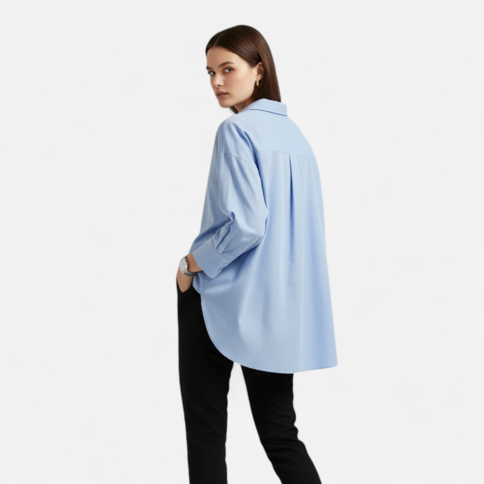 Sofia Maris Women's Cotton Oxford Shirt - Sofia Maris