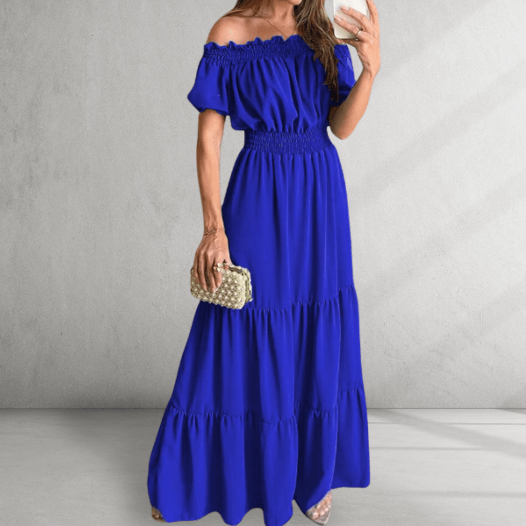 Off-Shoulder Maxi Dress – Flattering Style for Summer Outings