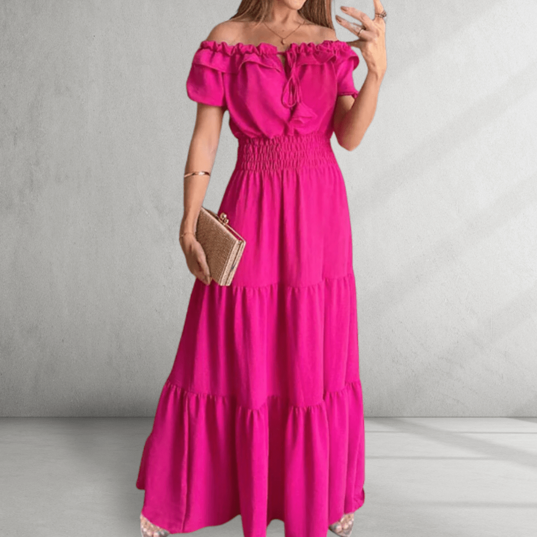 Off-Shoulder Maxi Dress – Flattering Style for Summer Outings