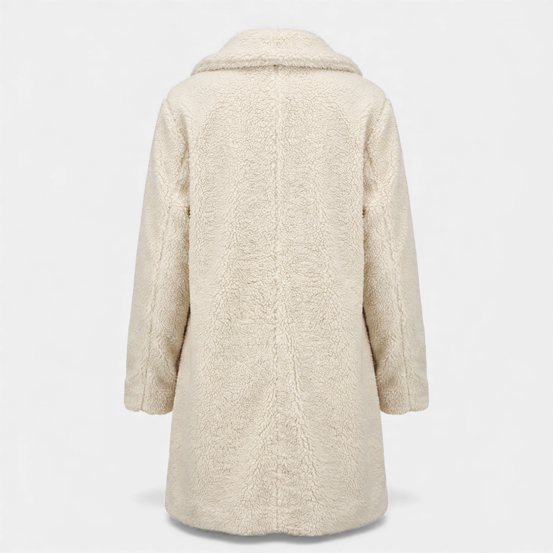 Norelle Co Teddy Coat Longline Button-Up for Women