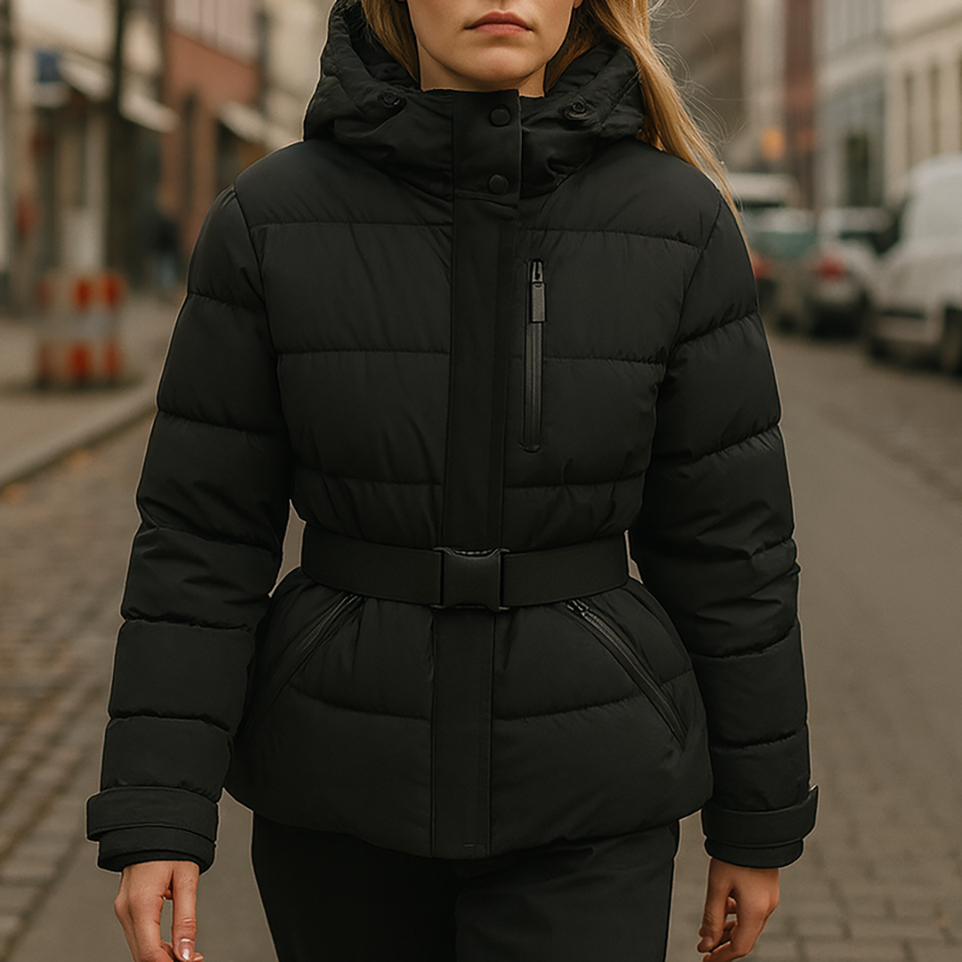 Norelle Co The Lyra Belted Puffer Jacket