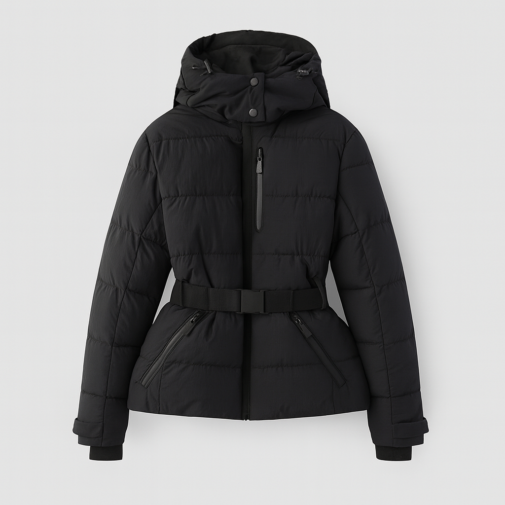 Norelle Co The Lyra Belted Puffer Jacket