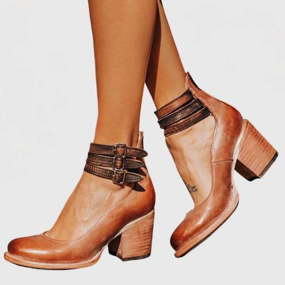 Nina| Elegant and Comfortable Retro Heels
