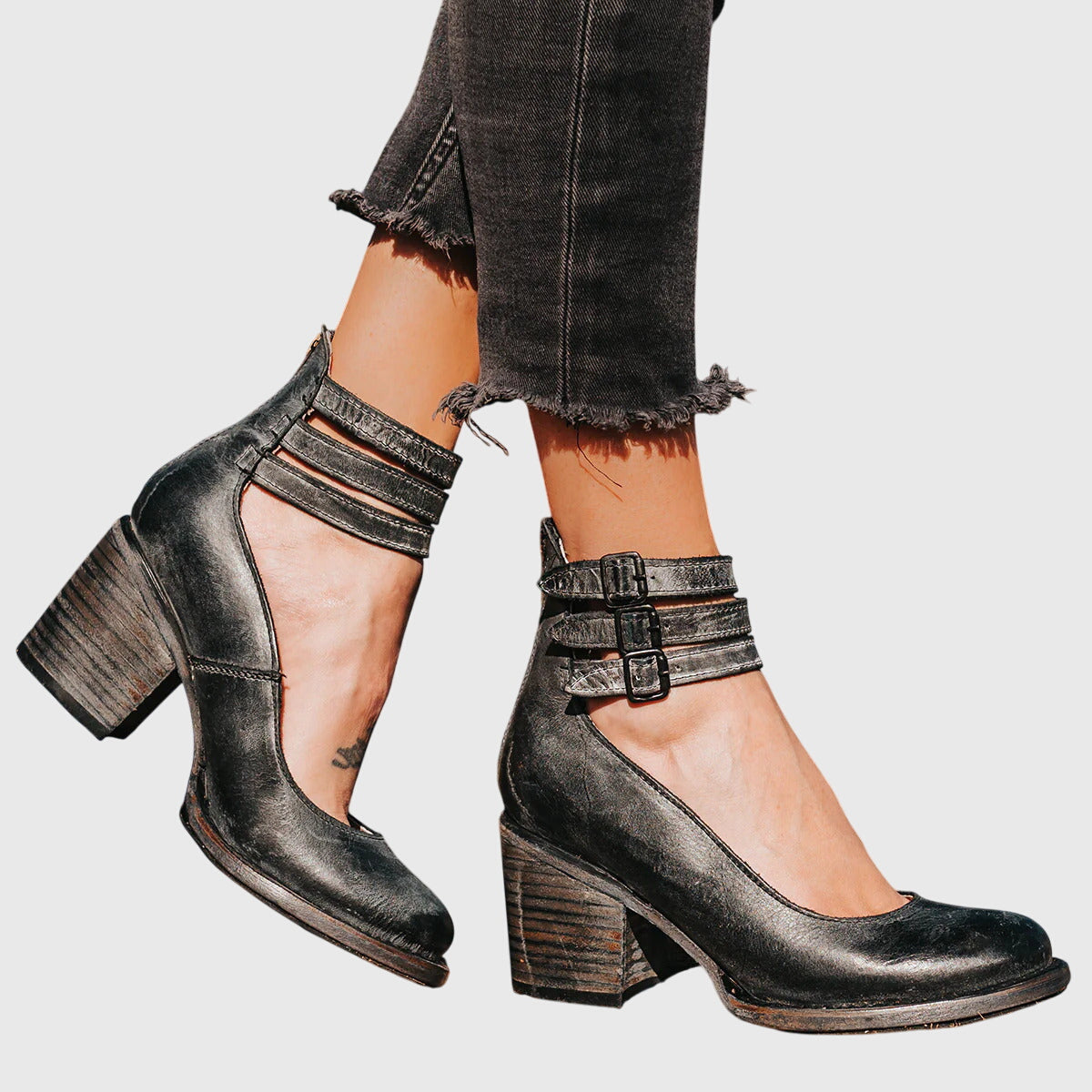 Nina| Elegant and Comfortable Retro Heels