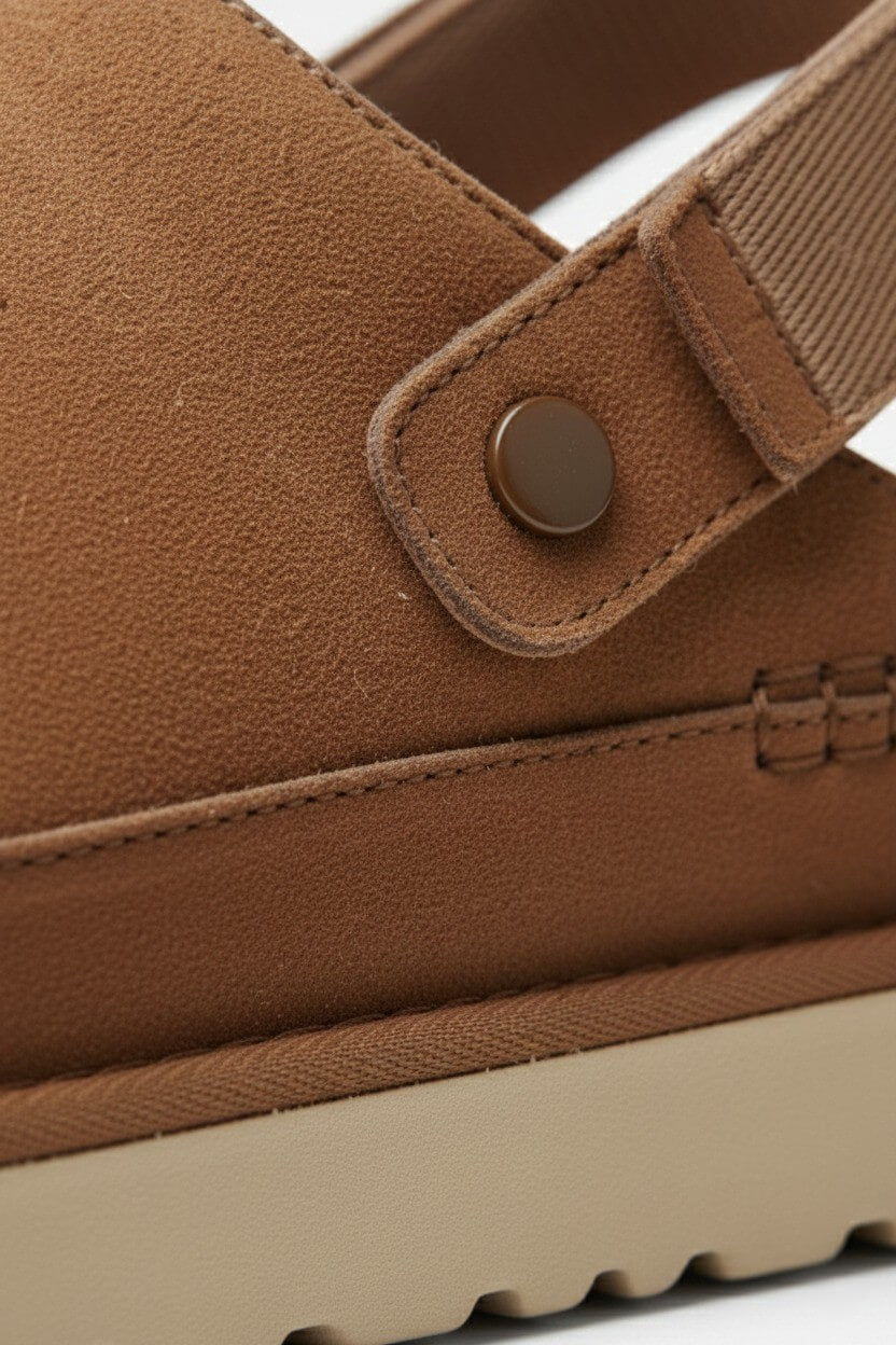 Norelle Co | Women's Leather Slippers – Thick Bottom Back Strap Design