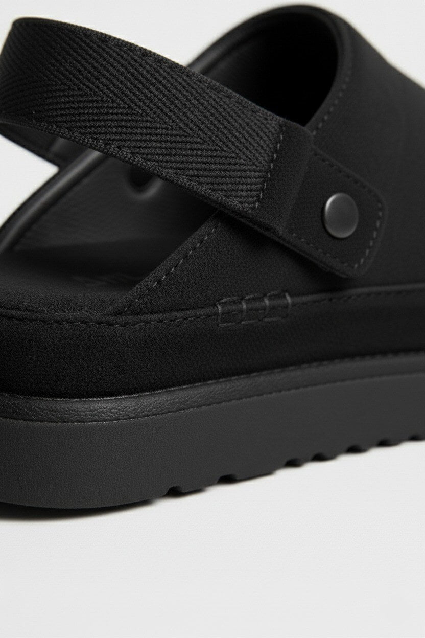 Norelle Co | Women's Leather Slippers – Thick Bottom Back Strap Design
