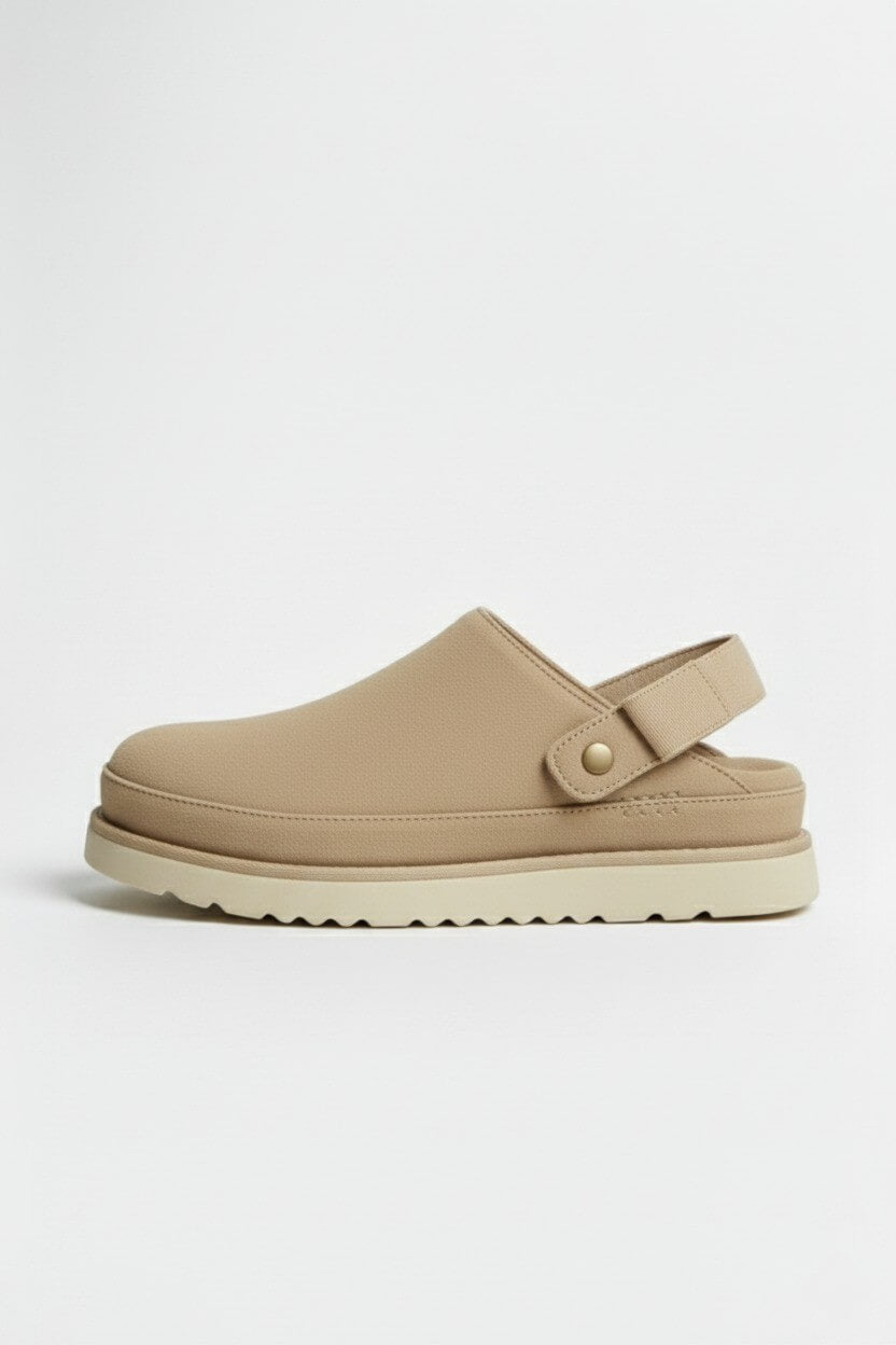 Norelle Co | Women's Leather Slippers – Thick Bottom Back Strap Design