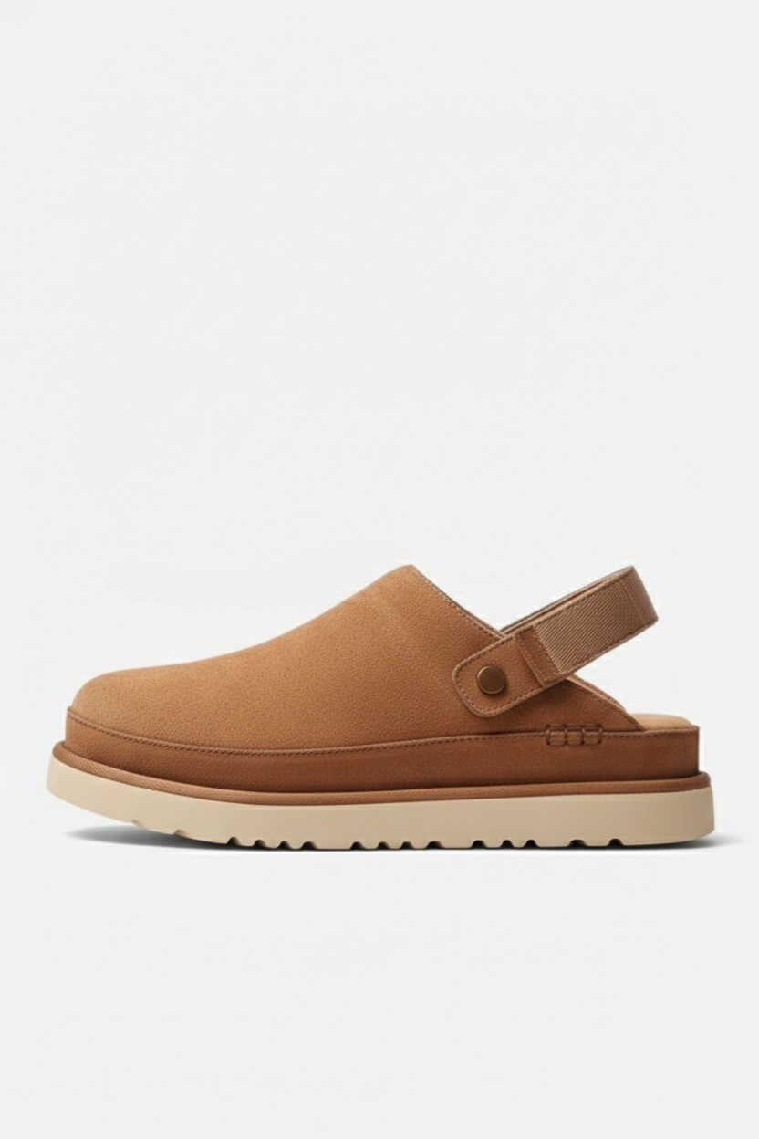 Norelle Co | Women's Leather Slippers – Thick Bottom Back Strap Design