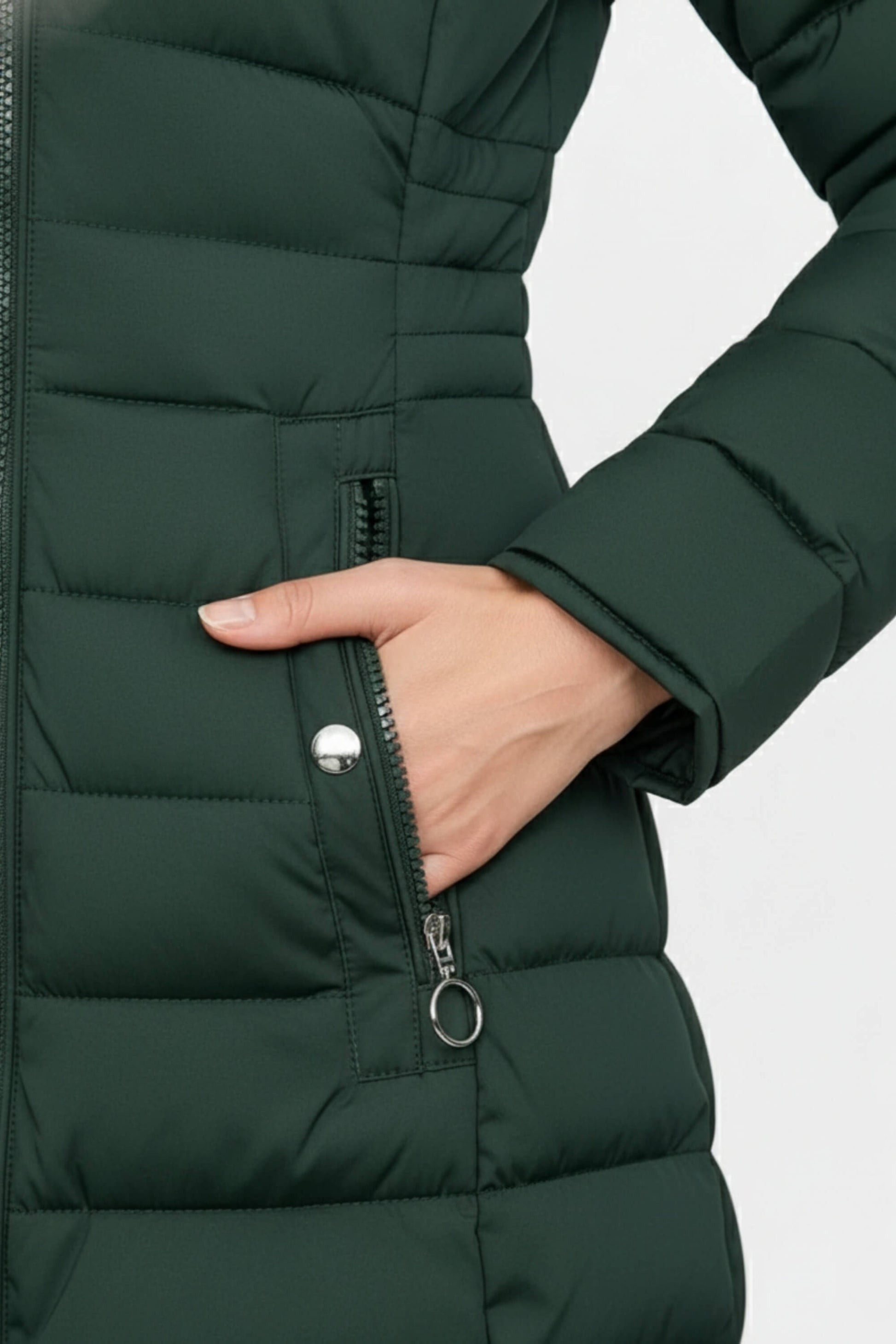 Sofia Maris Women’s Long Padded Puffer Jacket - Sofia Maris