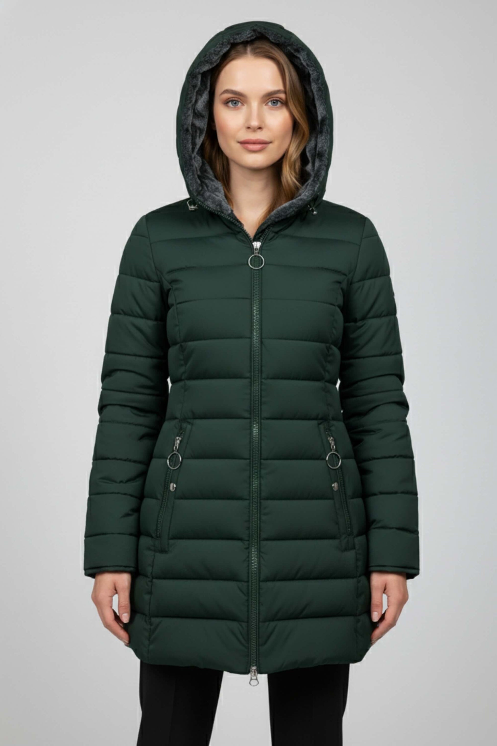 Sofia Maris Women’s Long Padded Puffer Jacket - Sofia Maris