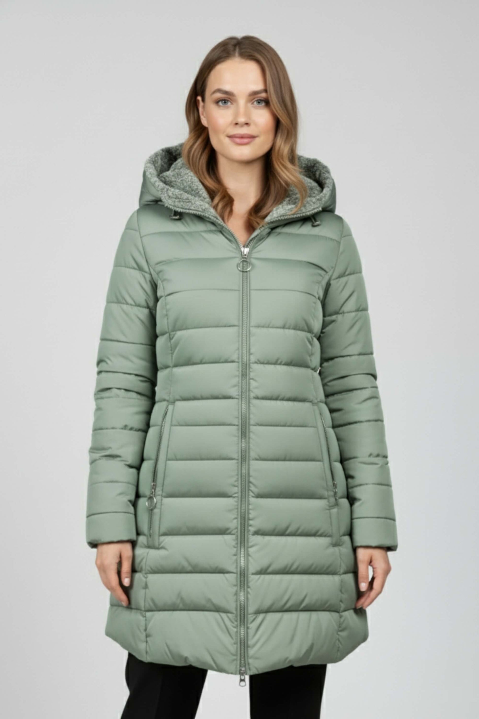 Sofia Maris Women’s Long Padded Puffer Jacket - Sofia Maris