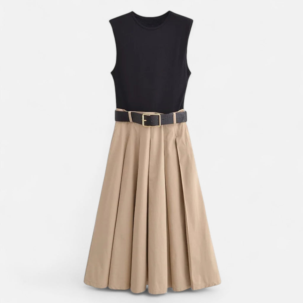 Norelle Co | Women’s Pleated Knitted Midi Dress